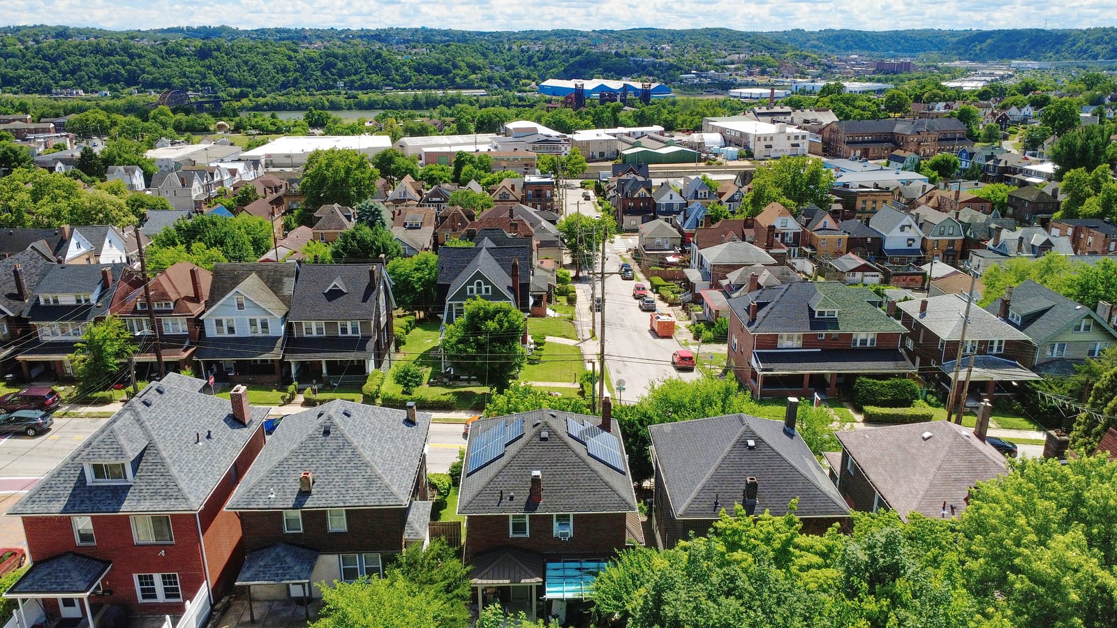 Neighborhood Context: aerial drone photography in the Greater Pittsburgh area